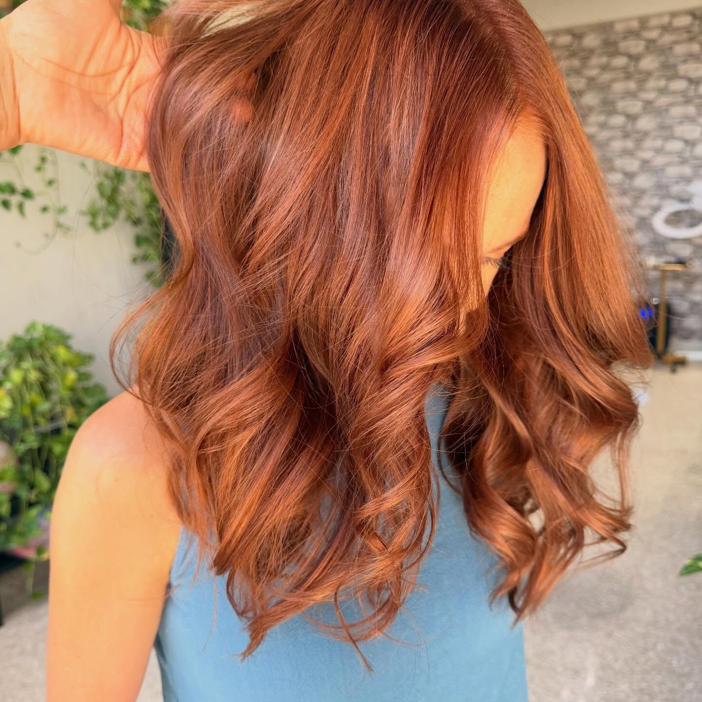 Copper salon color
