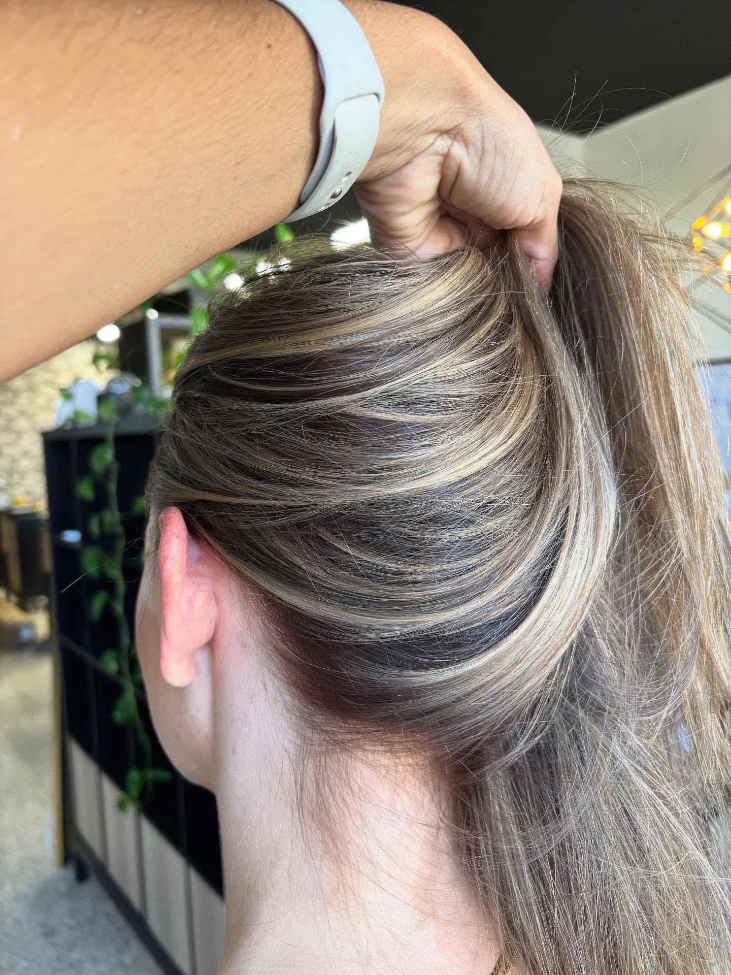 Highlighted hair detail