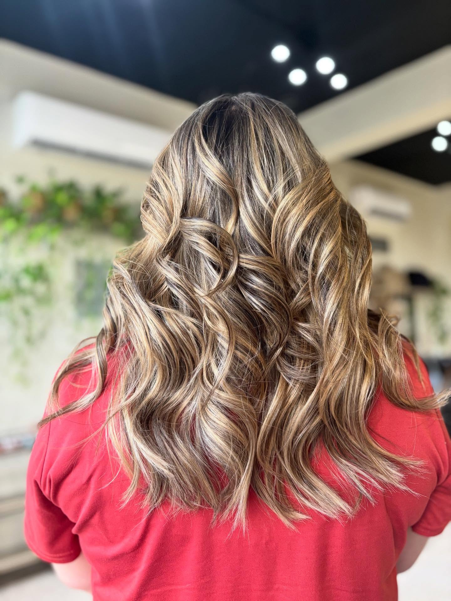 Blonde waves salon result