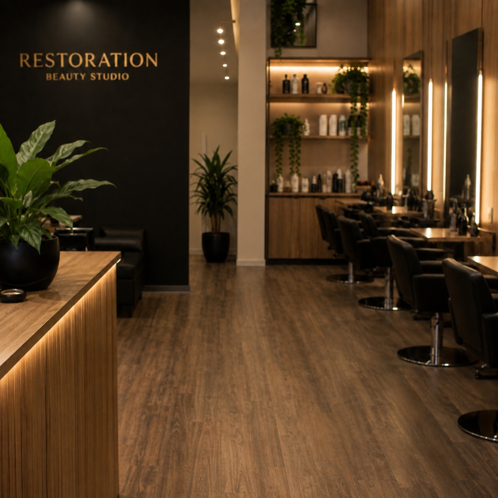 Restoration Beauty Studio Interior